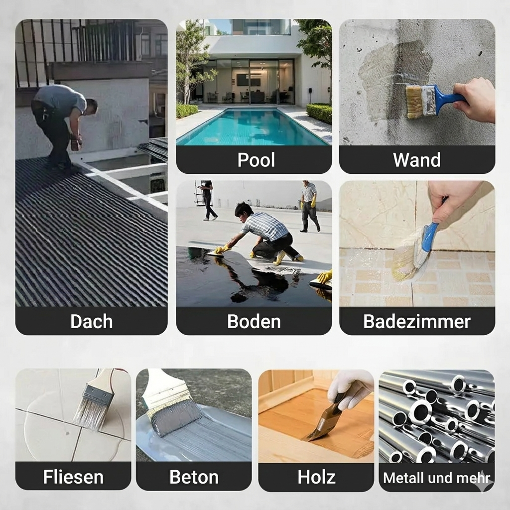 Waterdichte Coating voor Muren, Daken en Gevels – Transparante Afdichting tegen Vocht