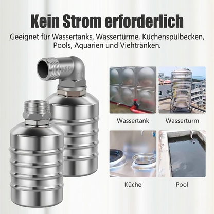 Vlotterventiel Automatisch RVS 304 Zonder Stroom voor Watertank Cisterne Regeling