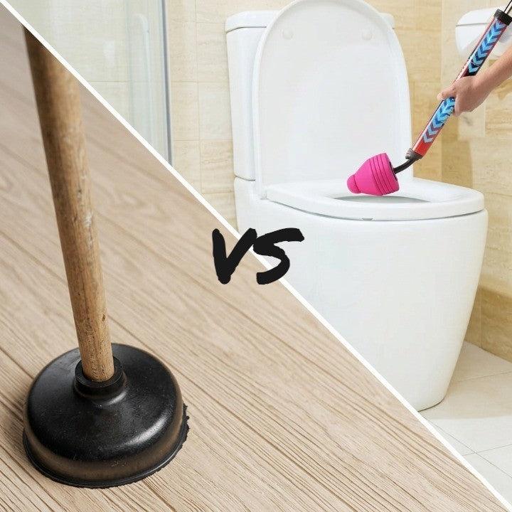 Afvoerstokker Hogedruk ABS Rubber 64cm 80PSI 5,5bar Toilet Wastafel Douche Badkuip Keuken Zonder Chemie Herbruikbaar Rood Zwart