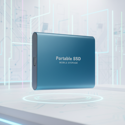 Externe SSD Schijf 128GB USB 3.1 Aluminiumbehuizing Draagbaar Snelle Dataopslag Compatibel PC Laptop