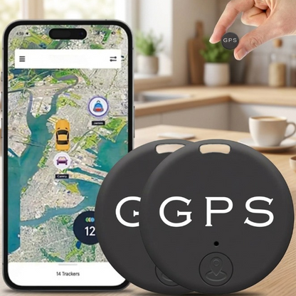 Bluetooth Tracker Mini Set van 2 – Localiseer Sleutels en Tassen – Anti-Verlies Alarm 50m Bereik