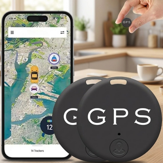 Bluetooth Tracker Mini Set van 2 – Localiseer Sleutels en Tassen – Anti-Verlies Alarm 50m Bereik