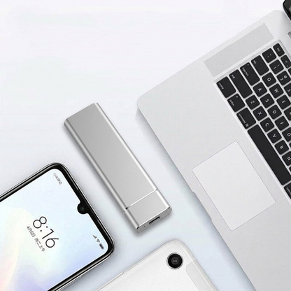Externe SSD 8TB USB 3.1 Type-C Aluminium Plug Play PC Mac Smart TV Draagbare Harde Schijf Opslag Backup Zilver Zwart Blauw Rood
