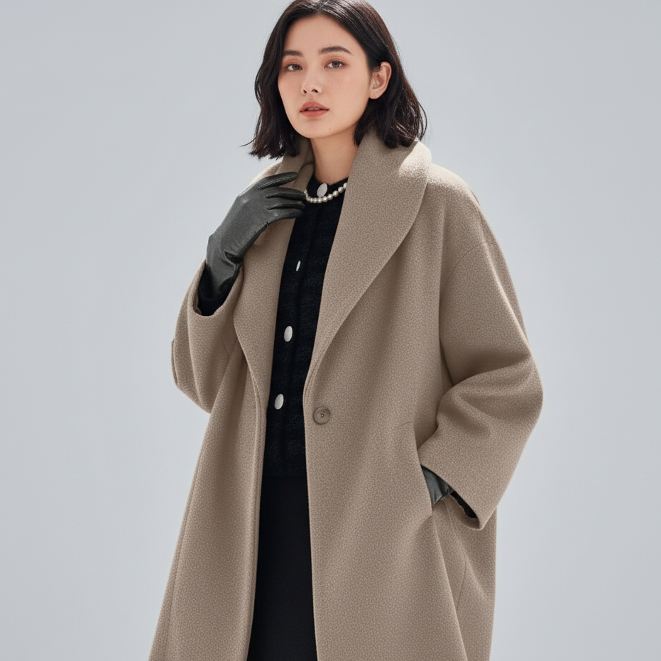 Dames Trenchcoat Warm Klassieke Winterjas - StudioMarella
