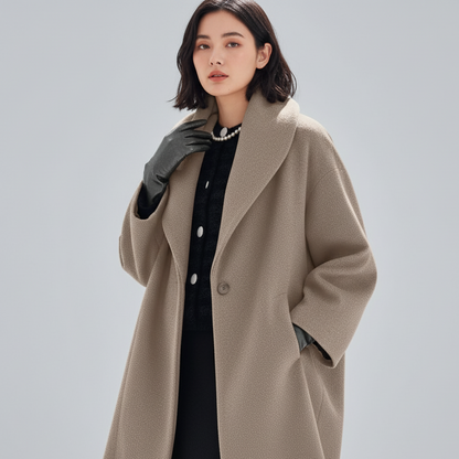 Dames Trenchcoat Warm Klassieke Winterjas - StudioMarella