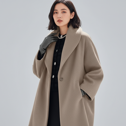 Dames Trenchcoat Warm Klassieke Winterjas - StudioMarella