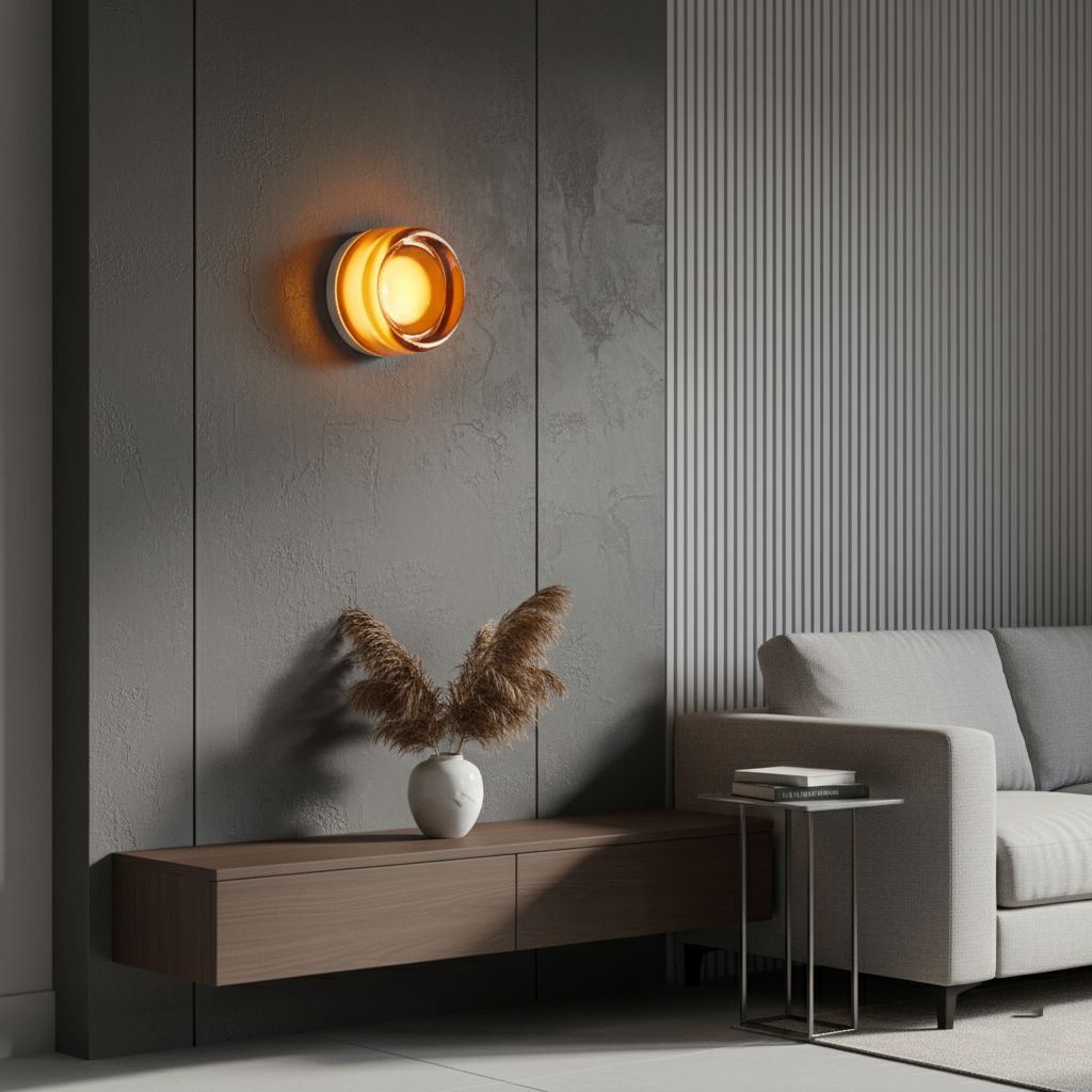 Wandlamp Met Sensor LED Dimpled Acryl Modern Nachtlamp 13,5cm