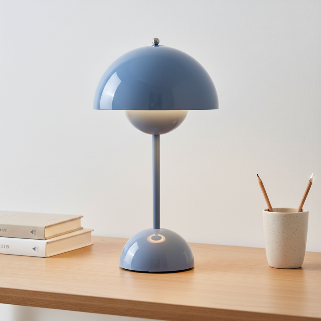 Scandinavische Tafellamp met Dimbaar Warm Licht – Minimalistische Design Lamp voor Woonkamer & Slaapkamer