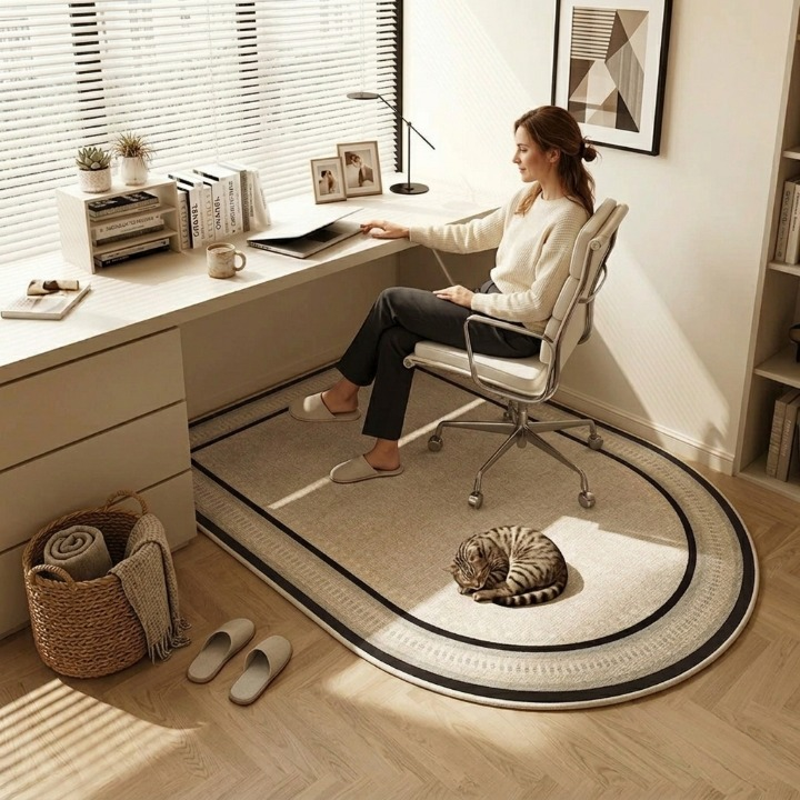 Bureaustoelmat 80x160cm tot 200x200cm Antislip Parket Laminaat Tapijt Vloerbeschermer Thuiskantoor Rolstoel Onderlegger
