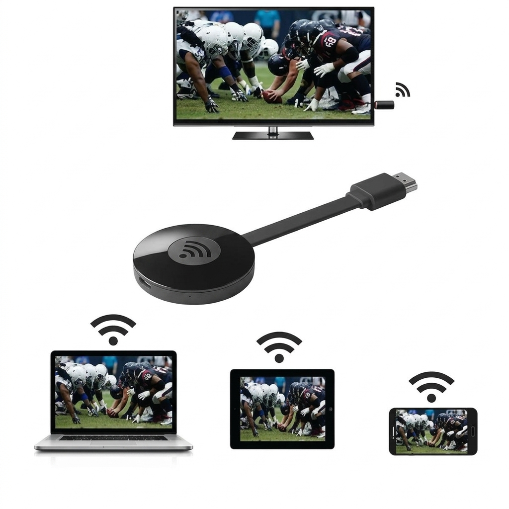 Draadloze HDMI Streamadapter 1080p voor Smartphone Tablet TV Schermspiegeling zonder Kabel