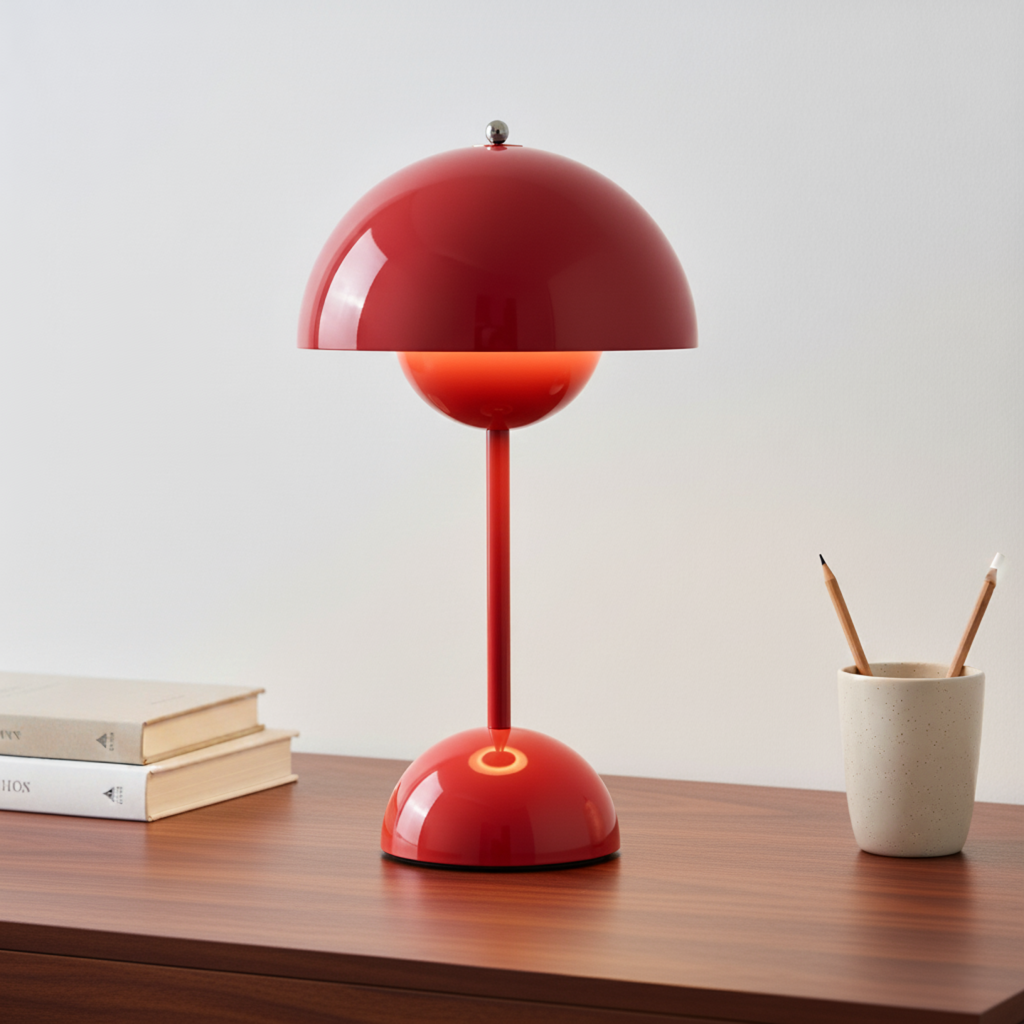 Scandinavische Tafellamp met Dimbaar Warm Licht – Minimalistische Design Lamp voor Woonkamer & Slaapkamer