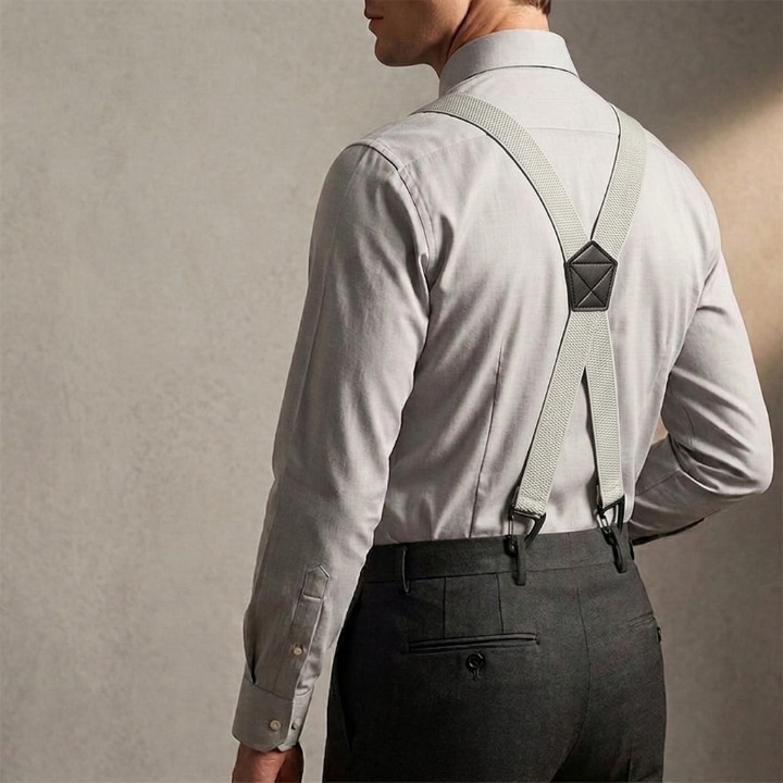 Herenbretels met Haakclips – Verstelbaar X-Back en Y-Vorm voor Perfecte Pasvorm