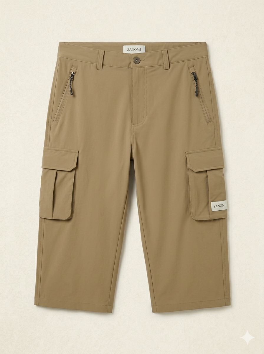 Sneldrogende Cargo Shorts voor Mannen met Veel Zakken - StudioMarella