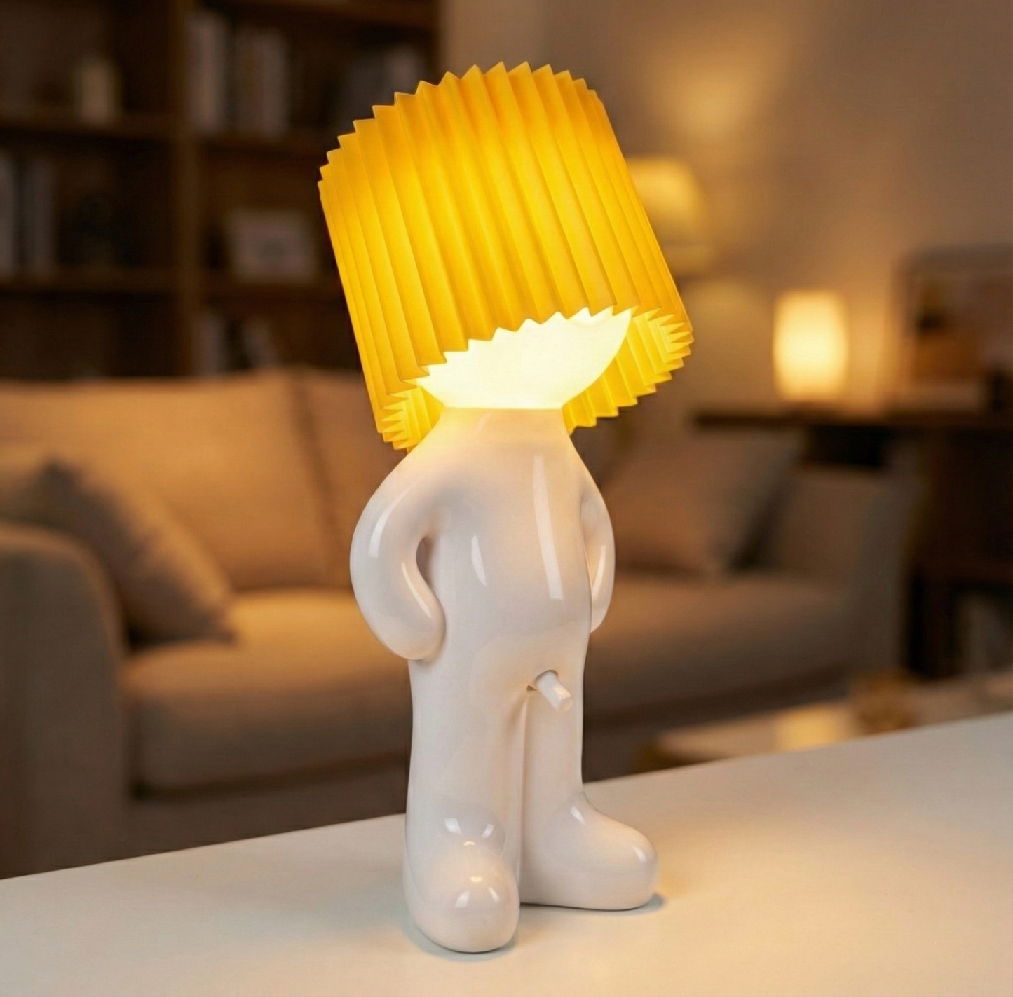 Draadloze LED Tafellamp met Dimmer 29cm – Kabellose Verlichting met USB-C Oplaadbaar Warmwit Licht 3000K – Decoratieve Nachtlamp voor Slaapkamer Woonkamer Kantoor – Moderne Bureaulamp met Accu en Schakelaar