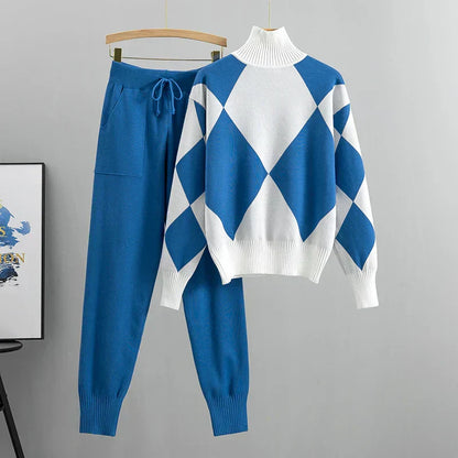 Dames Tweedelige Set Elegante Stijl