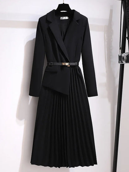 Geplooide A-lijn Midi-jurk Dames | Elegante Jurkjes 3