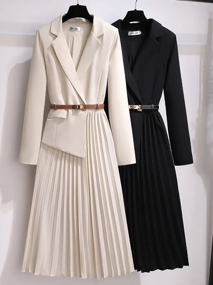 Geplooide A-lijn Midi-jurk Dames | Elegante Jurkjes 4
