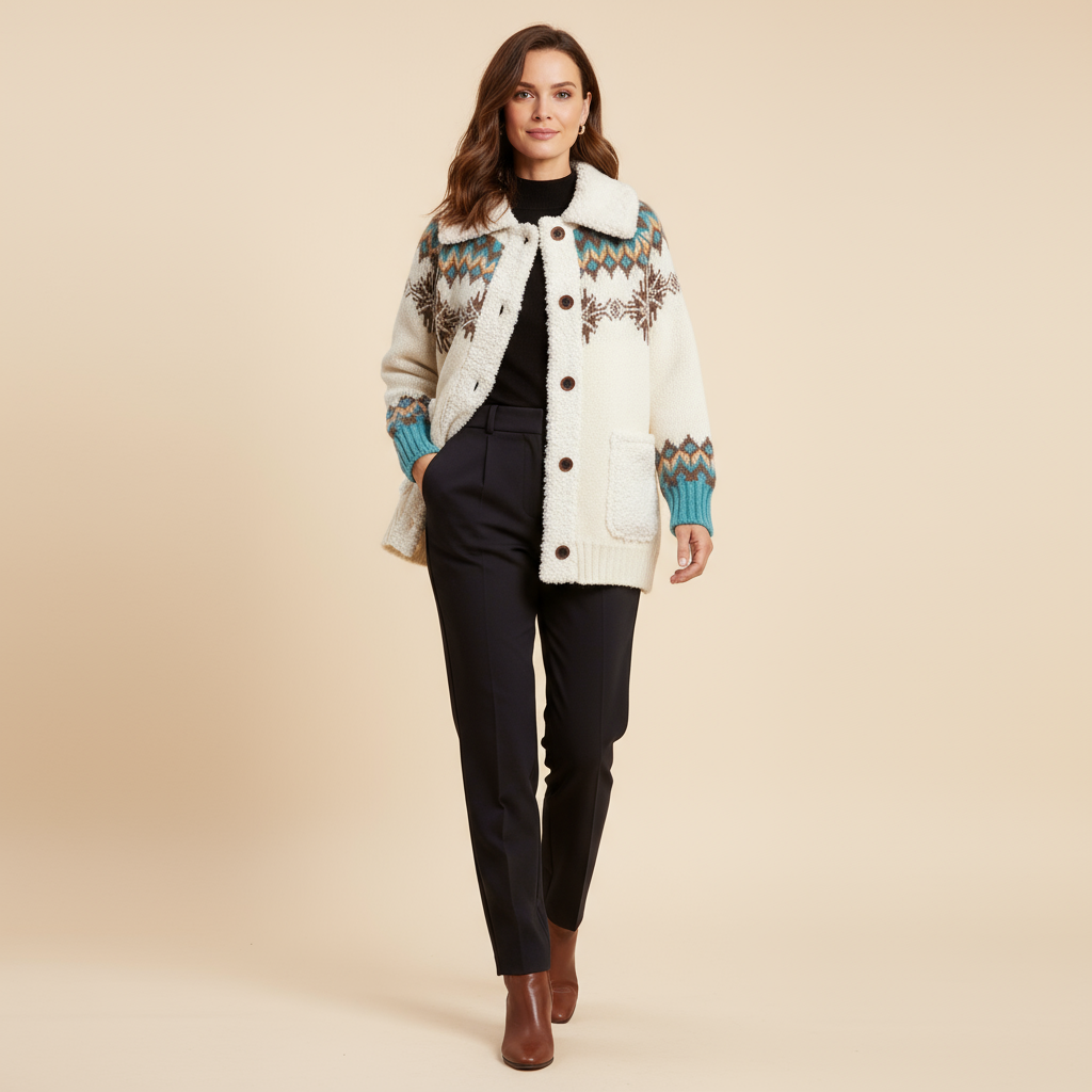 Gera Dames Winter Vest | Zachte Fleece Kraag, Comfortabel en Stijlvol 2