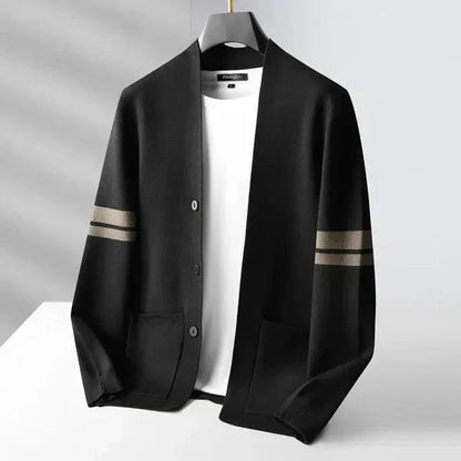 Gerhard – modern gebreid vest met knoopsluiting 1