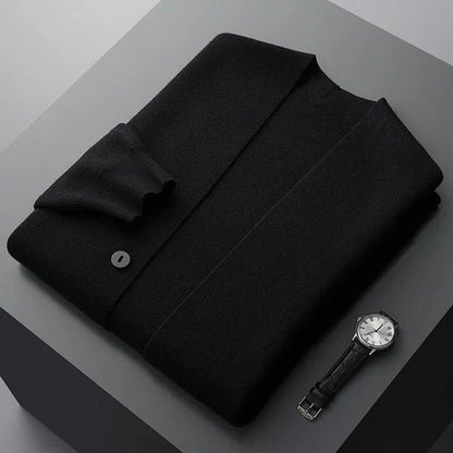 Gerhard – modern gebreid vest met knoopsluiting 4