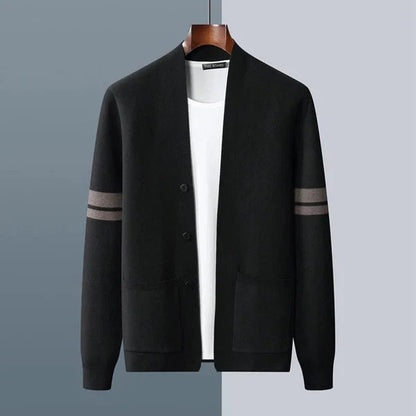 Gerhard – modern gebreid vest met knoopsluiting 5
