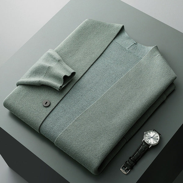 Gerhard – modern gebreid vest met knoopsluiting 6