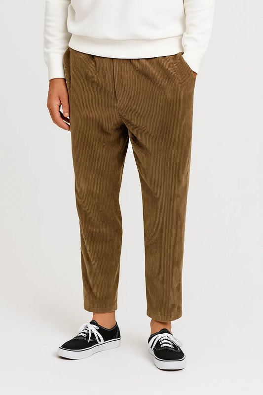 Rechte Herenbroek Elastische Band Casual Stijl - StudioMarella