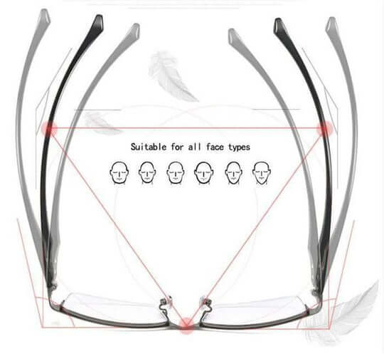 Blauwlichtbril Computerbril Antireflex UV-bescherming Lichtgewicht Unisex Beeldschermbril