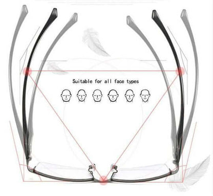 Blauwlichtbril Computerbril Antireflex UV-bescherming Lichtgewicht Unisex Beeldschermbril