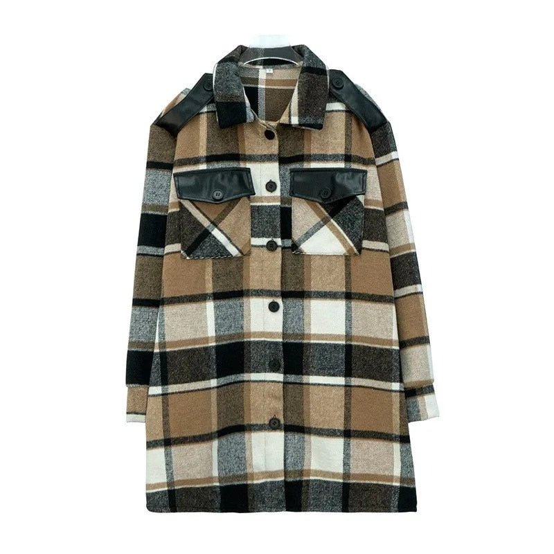 Geruite Blazer Dames | Stijlvolle Blazer Jas 1