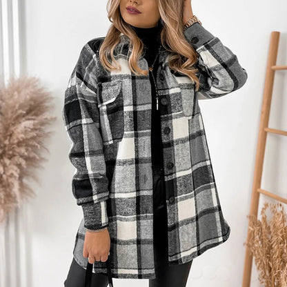Geruite Blazer Dames | Stijlvolle Blazer Jas 4