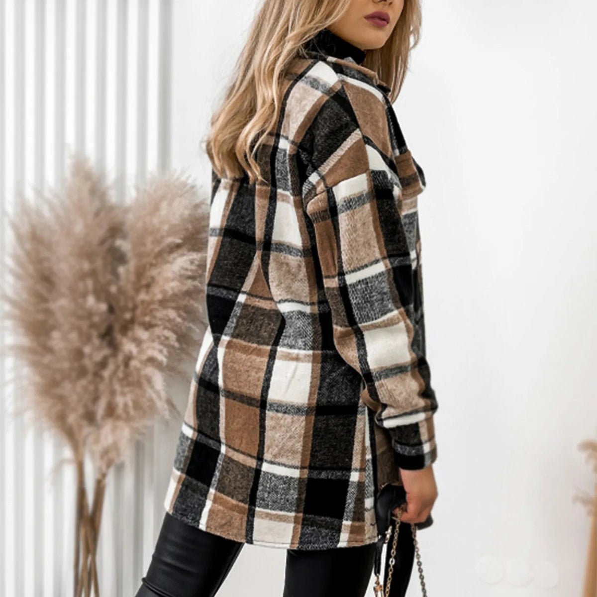 Geruite Blazer Dames | Stijlvolle Blazer Jas 5