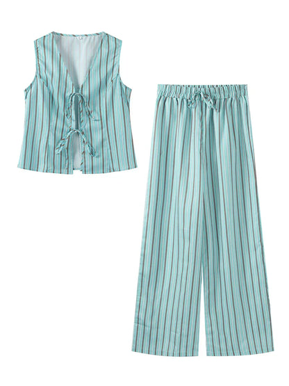 Boho Vest Broek Pak Set Zomer Jurk