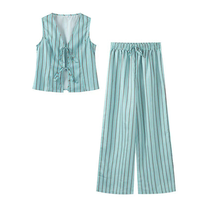 Boho Vest Broek Pak Set Zomer Jurk