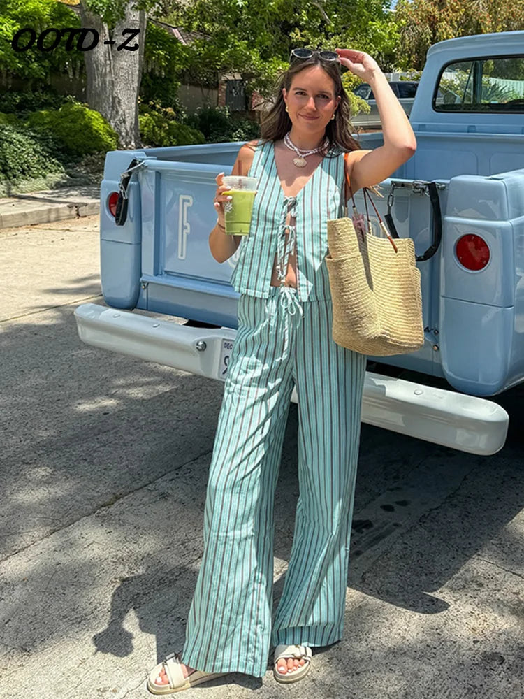 Boho Vest Broek Pak Set Zomer Jurk - StudioMarella