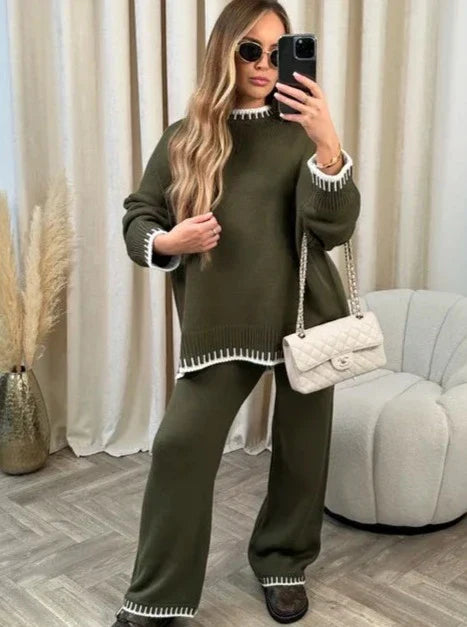 Warme Twee-Delige Outfit Set voor Vrouw Comfortabel - StudioMarella