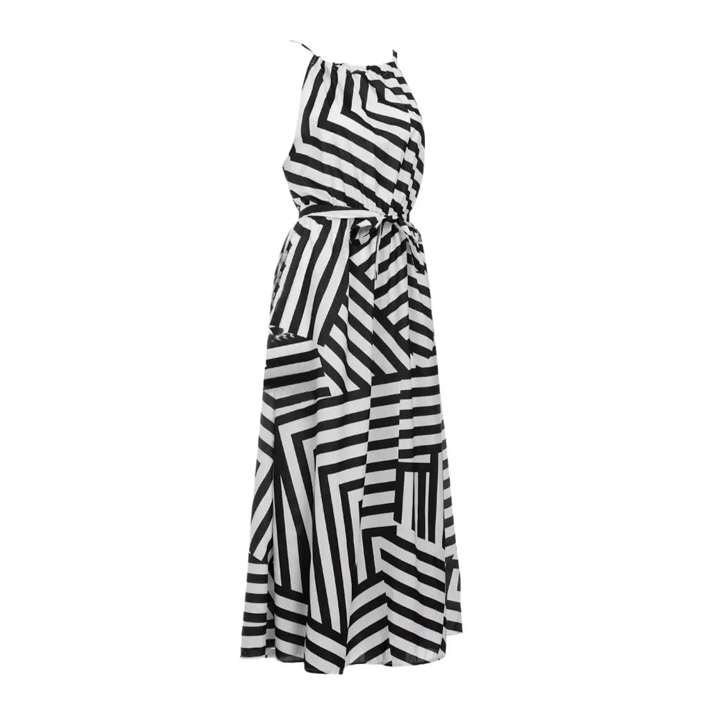 Zomer Maxi Jurk Bohemian Stijl Vrouwelijk