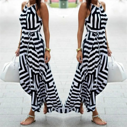 Zomer Maxi Jurk Bohemian Stijl Vrouwelijk - StudioMarella