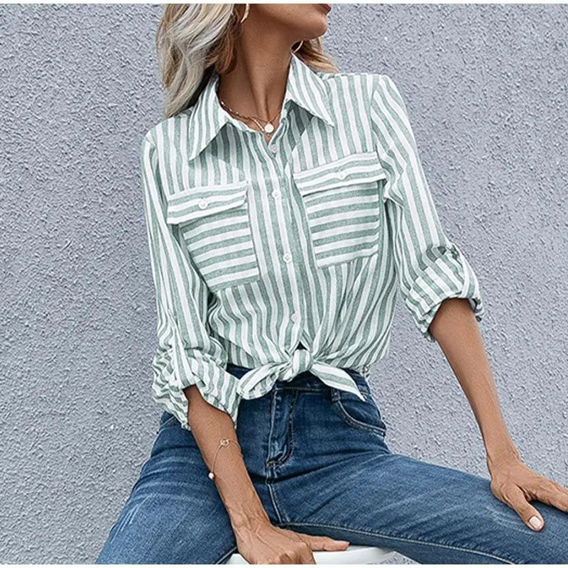 Gestreepte Blouse Dames | Casual Chic Mode 8