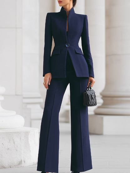 Vera Blazer Set Wijde Pijpen - StudioMarella