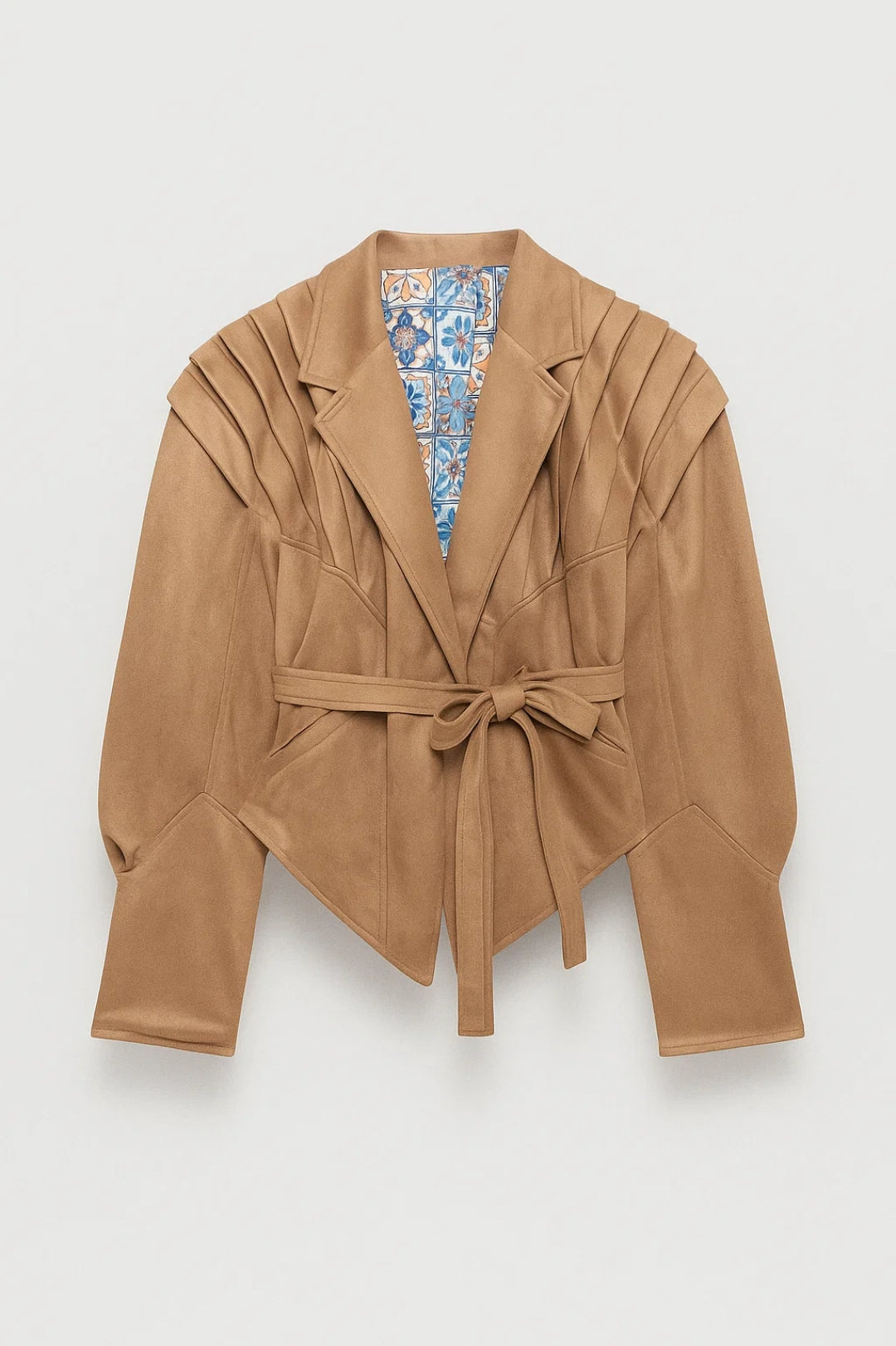 Damesjas Oversized met Ceintuur voor Een Casual Look