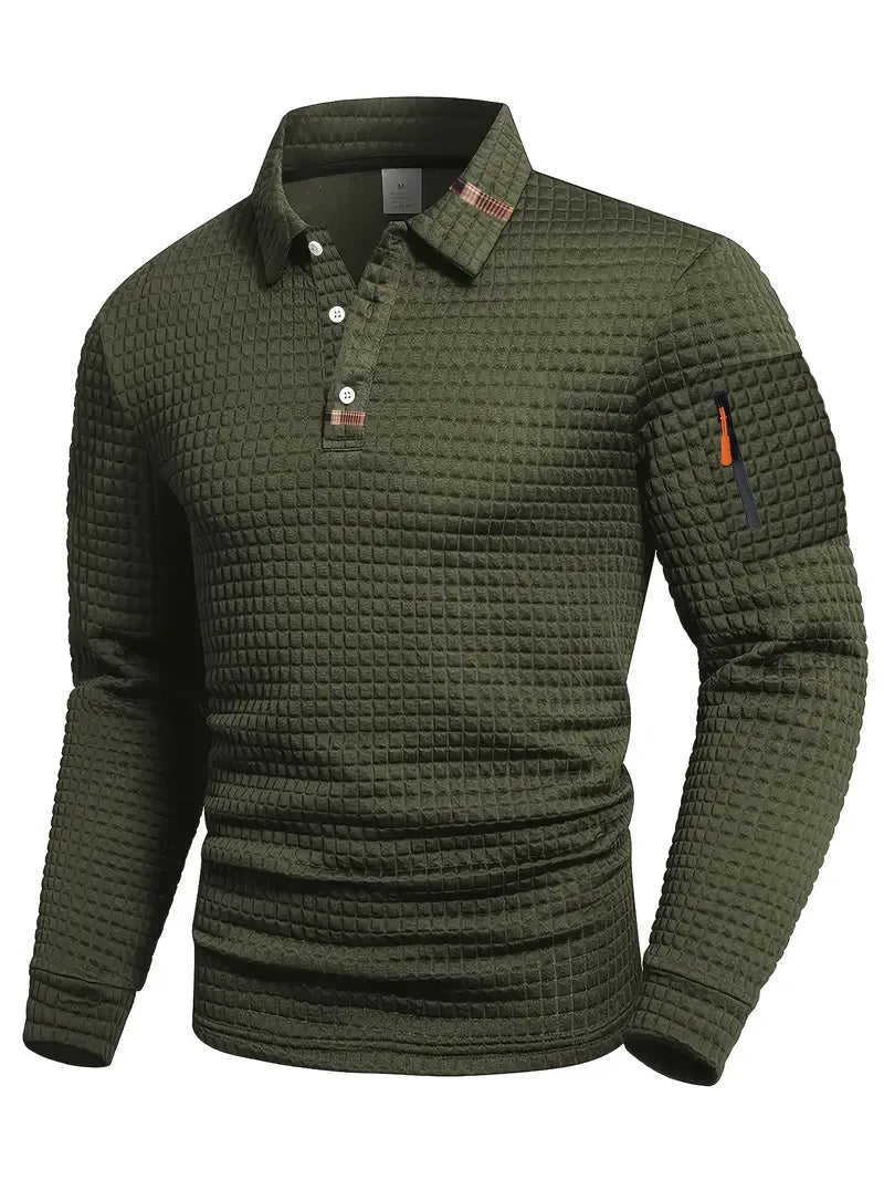 Gewatteerde Polo Heren | Gewatteerde Look & Verzorgde Polokraag
