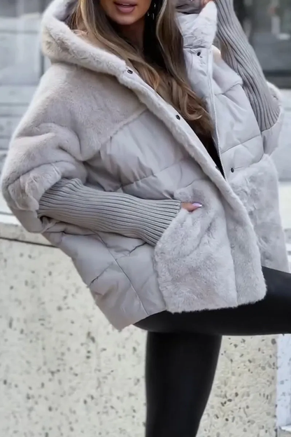 Dames Winterjas Lange Gewatteerd met Capuchon Warm en Comfortabel - StudioMarella