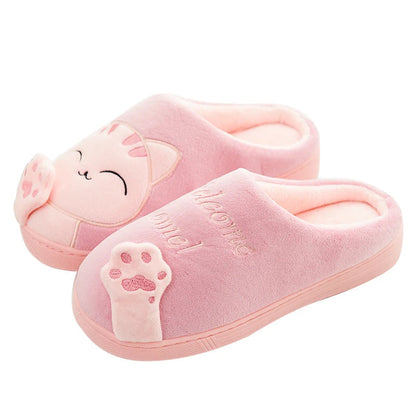 Katten Pantoffels voor Dames Zachte Warme Antislip