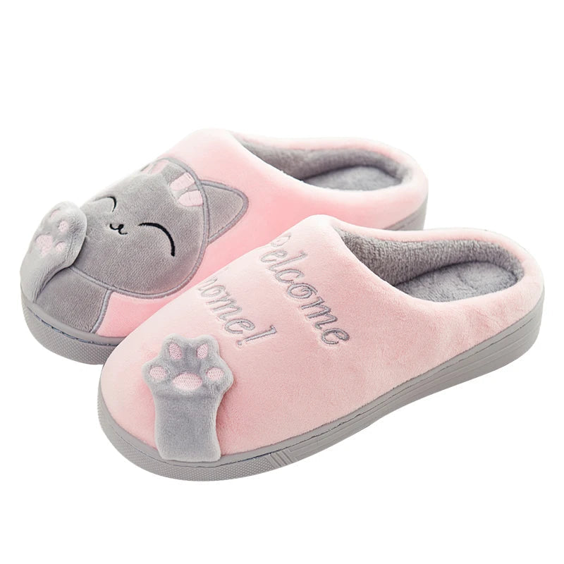 Katten Pantoffels voor Dames Zachte Warme Antislip