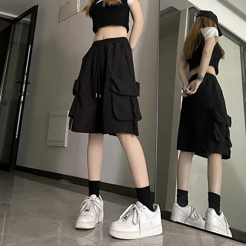 Dames Cargo Shorts Zomer Mode Korte Broek