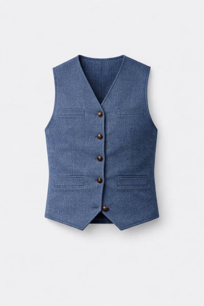 Gilet Heren Elegant Comfortabel Alle Seizoenen