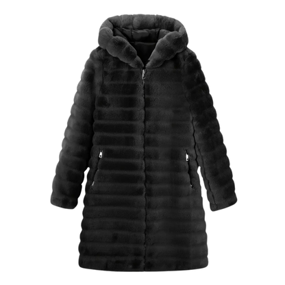 Fur Winterjas Warm en Stijlvol van Gilva