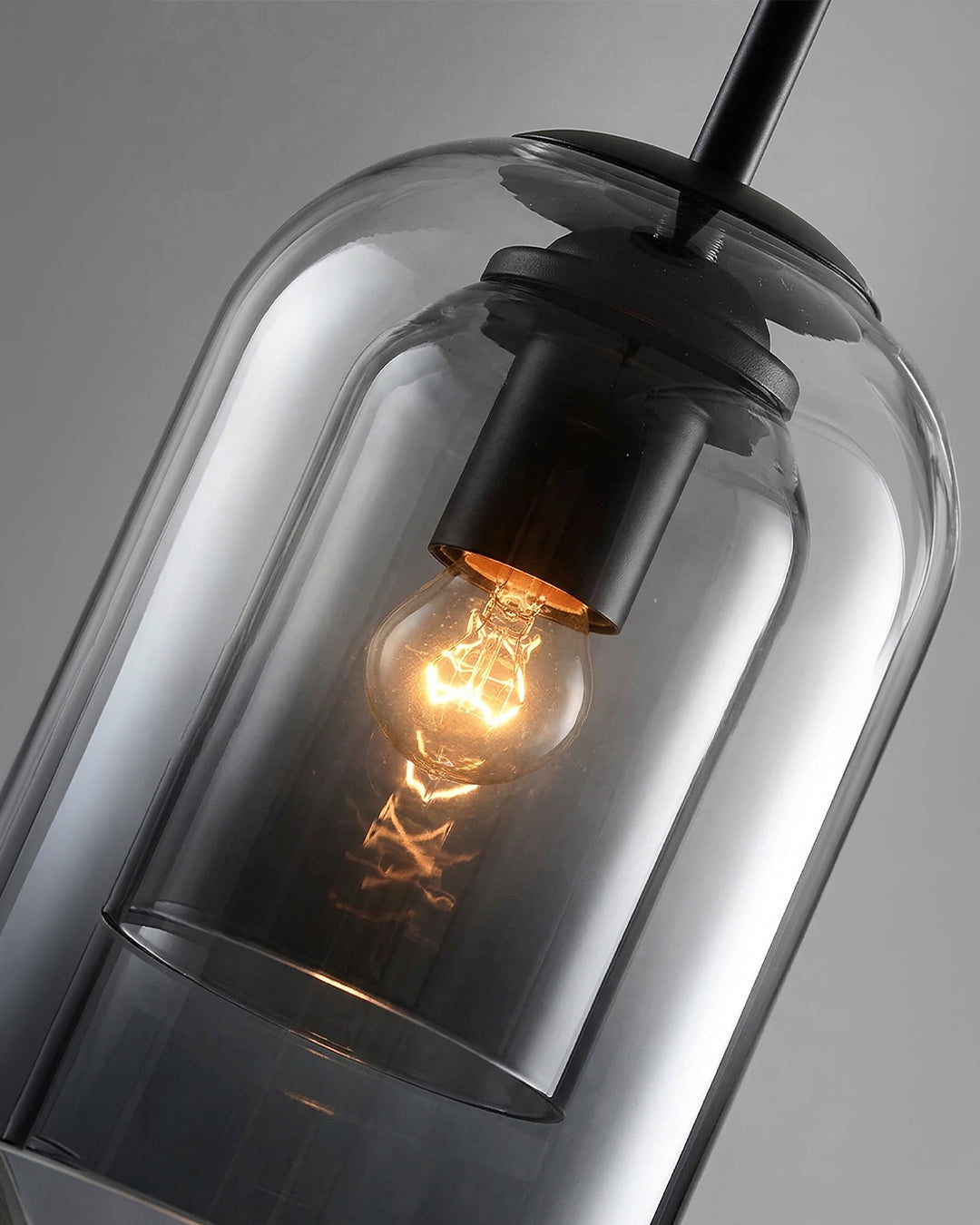 Glazen Hanglamp Ginza met Gebogen Vorm en Zachte Sfeerverlichting Warm Wit – E27 Fitting Inclusief Dimbare Compatibiliteit