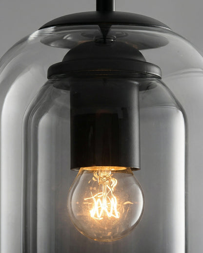 Glazen Hanglamp Ginza met Gebogen Vorm en Zachte Sfeerverlichting Warm Wit – E27 Fitting Inclusief Dimbare Compatibiliteit